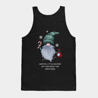 Santa's Little Helpers Getting Ready for Christmas Tank Top